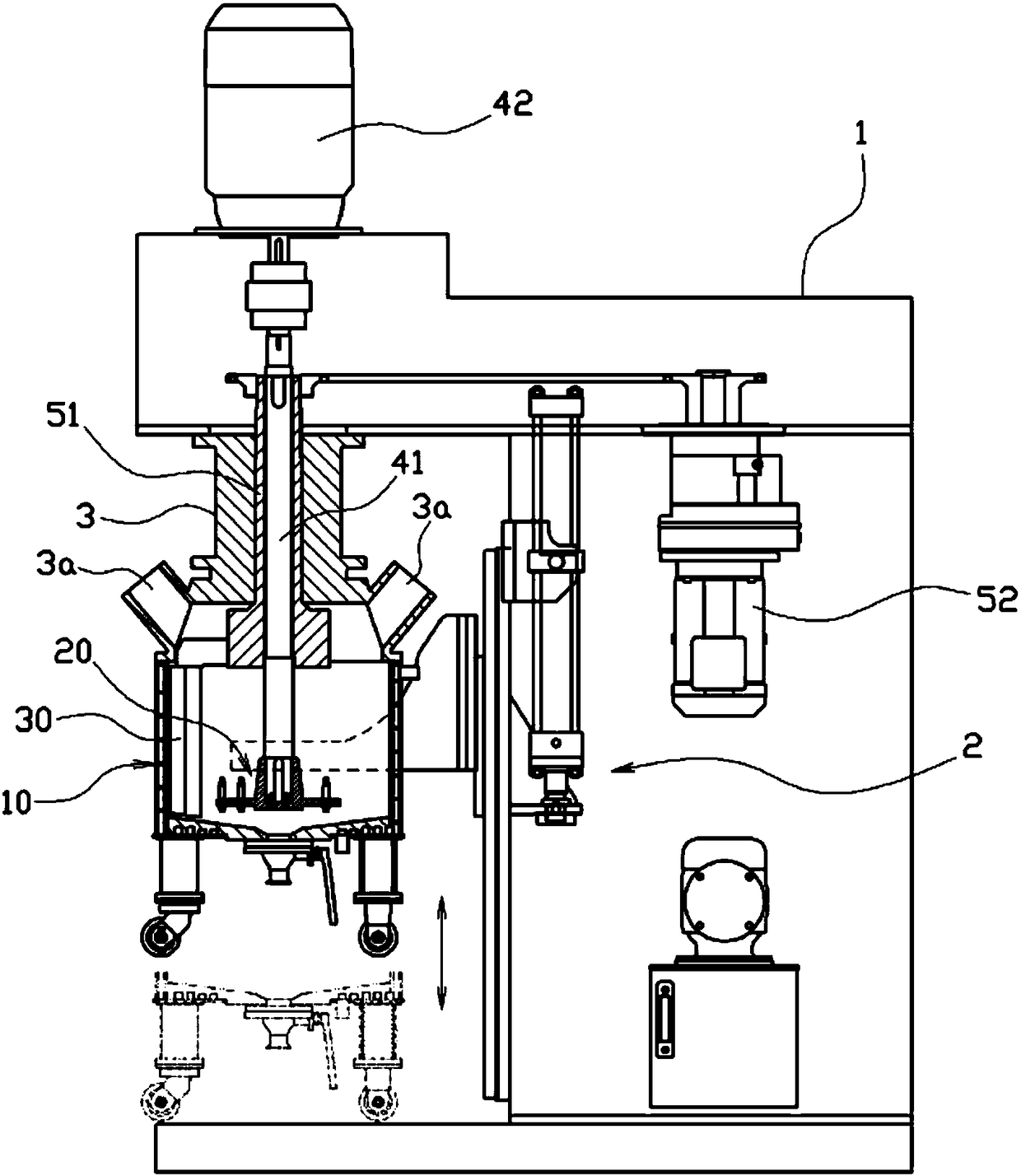 Slurry mixer for battery electrode