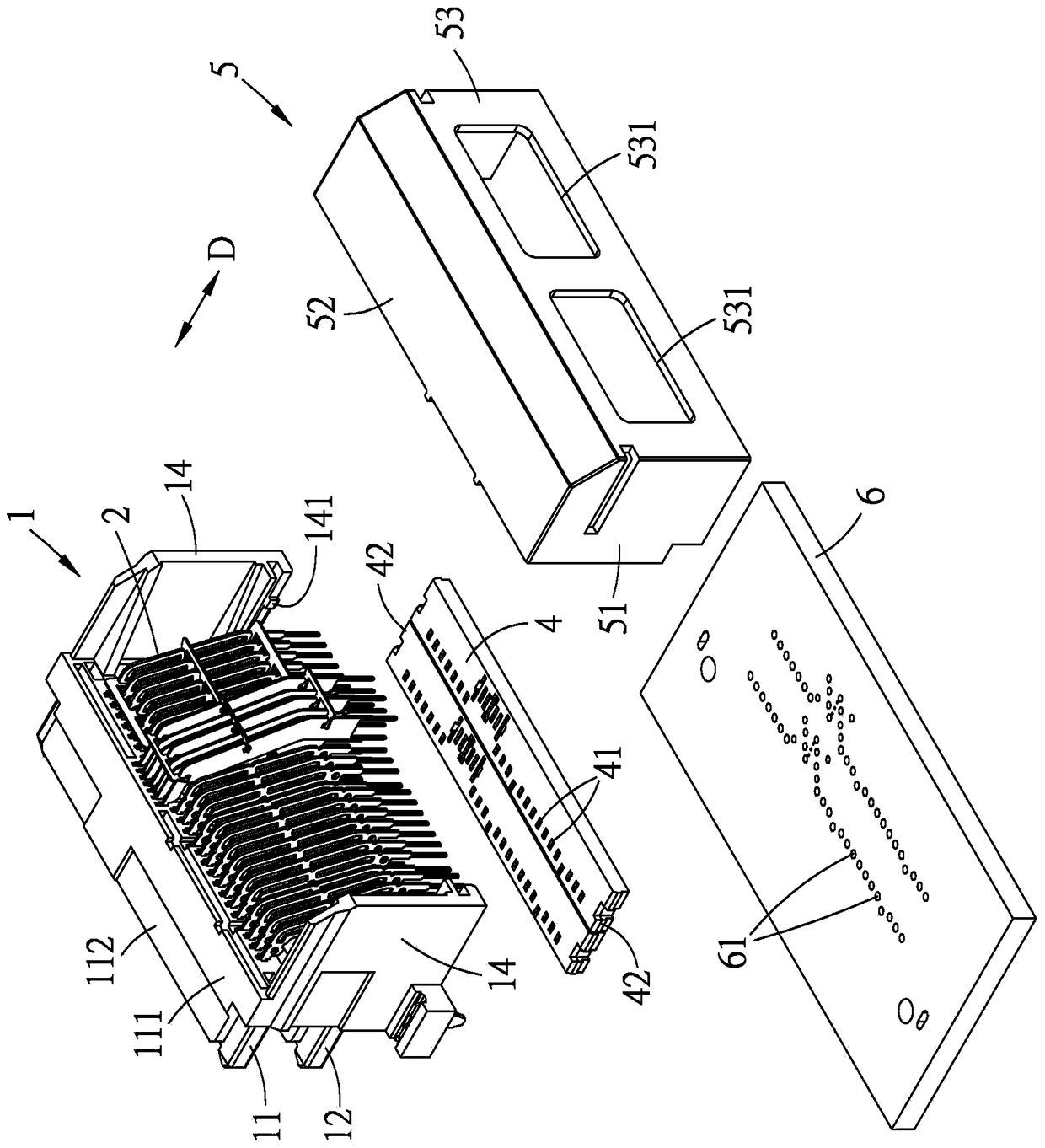 Electrical connectors and electrical connection devices