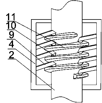 Use method of spiral lifting mechanism