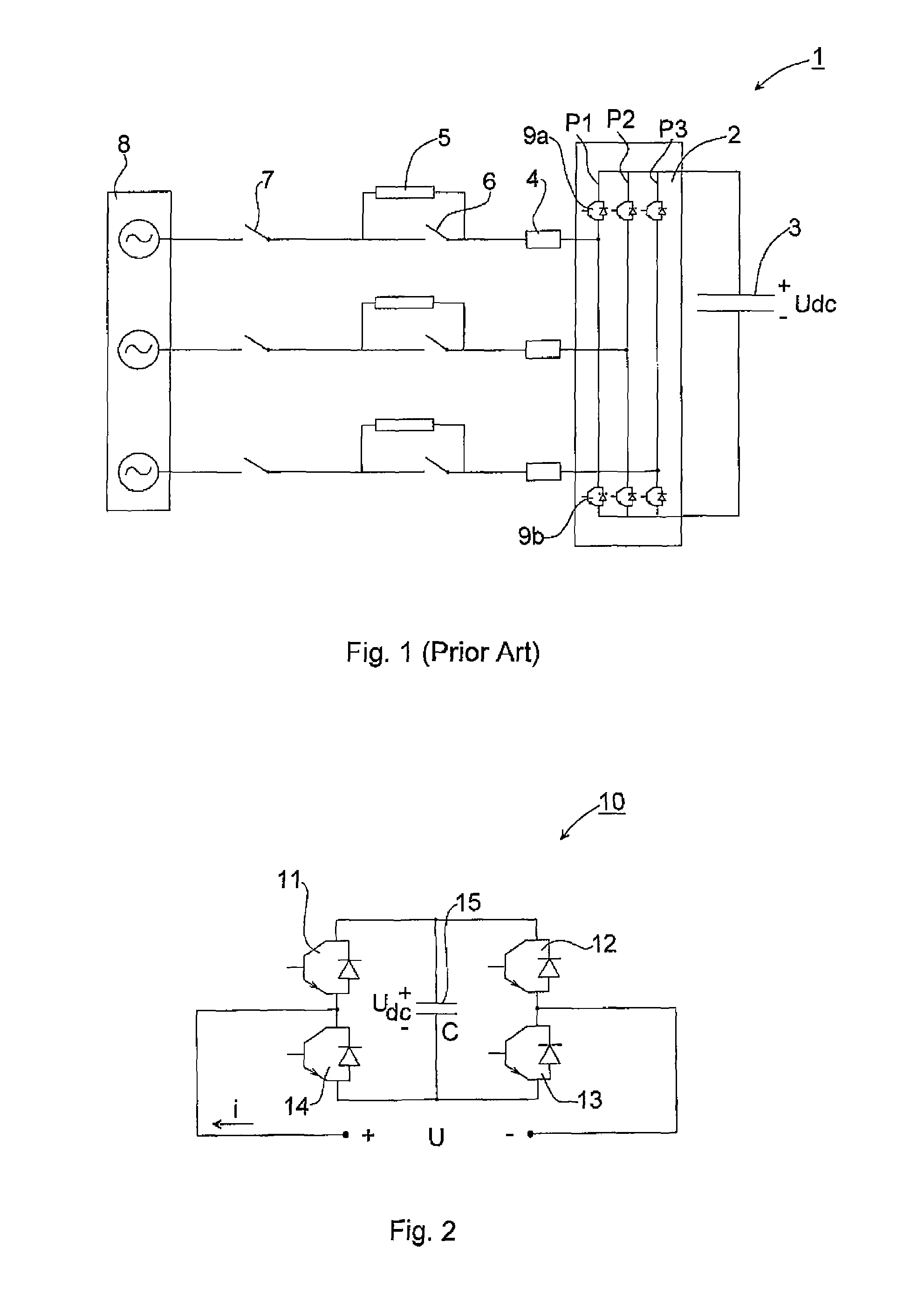 Chain-link converter, method for starting chain-link converter and static compensator system