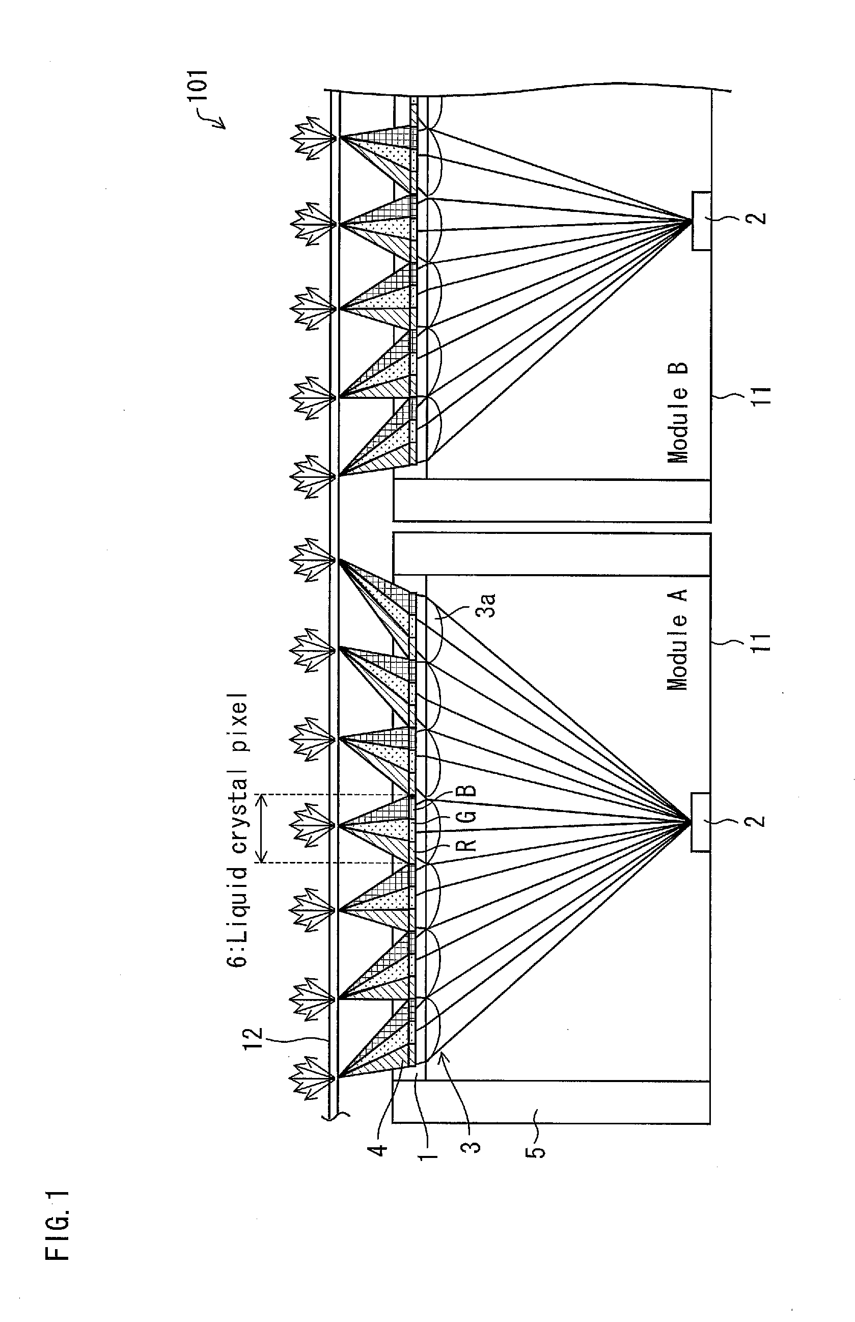 Multi-display device and display modules