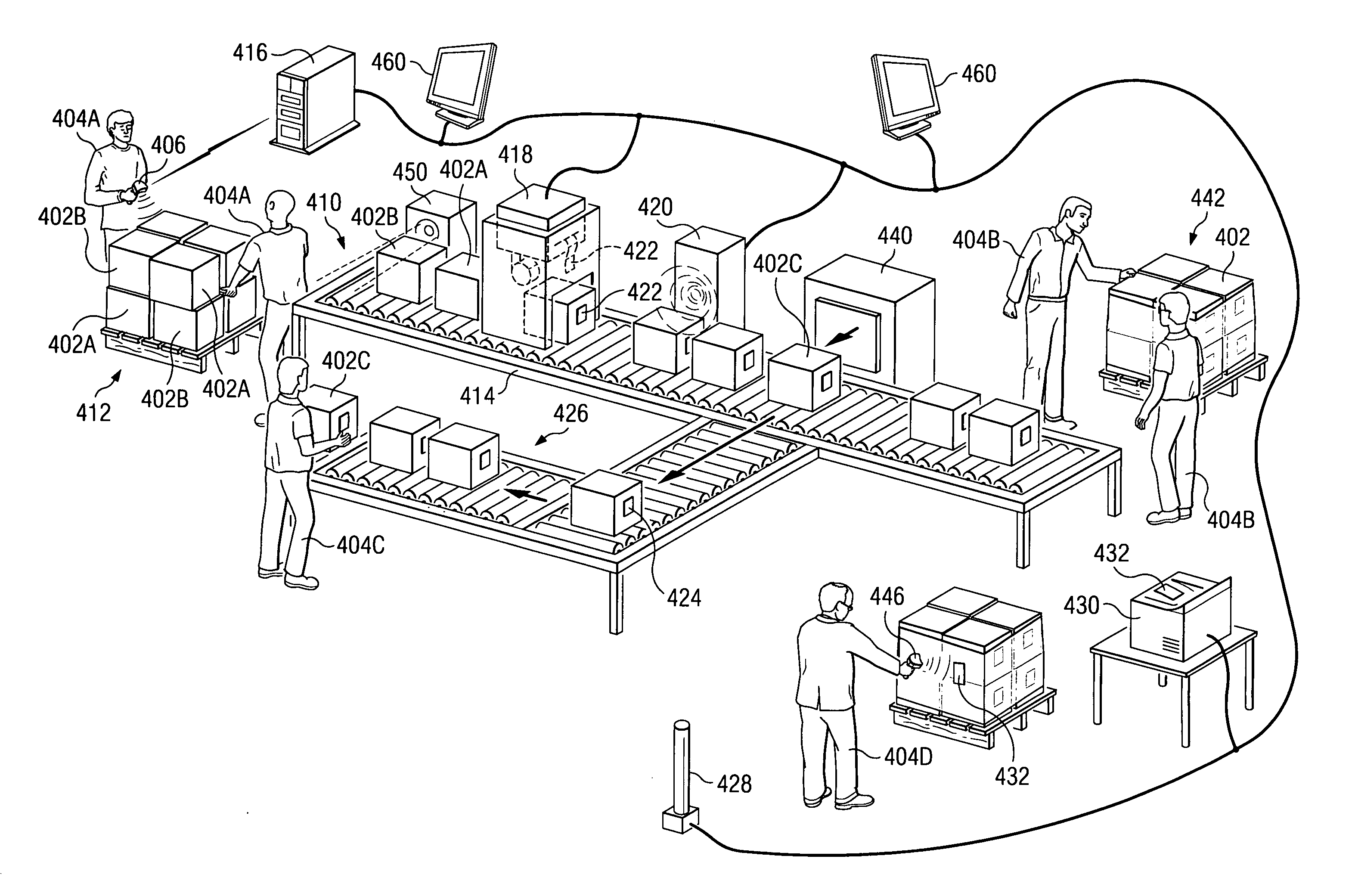 Method for slap-and-ship RFID labeling