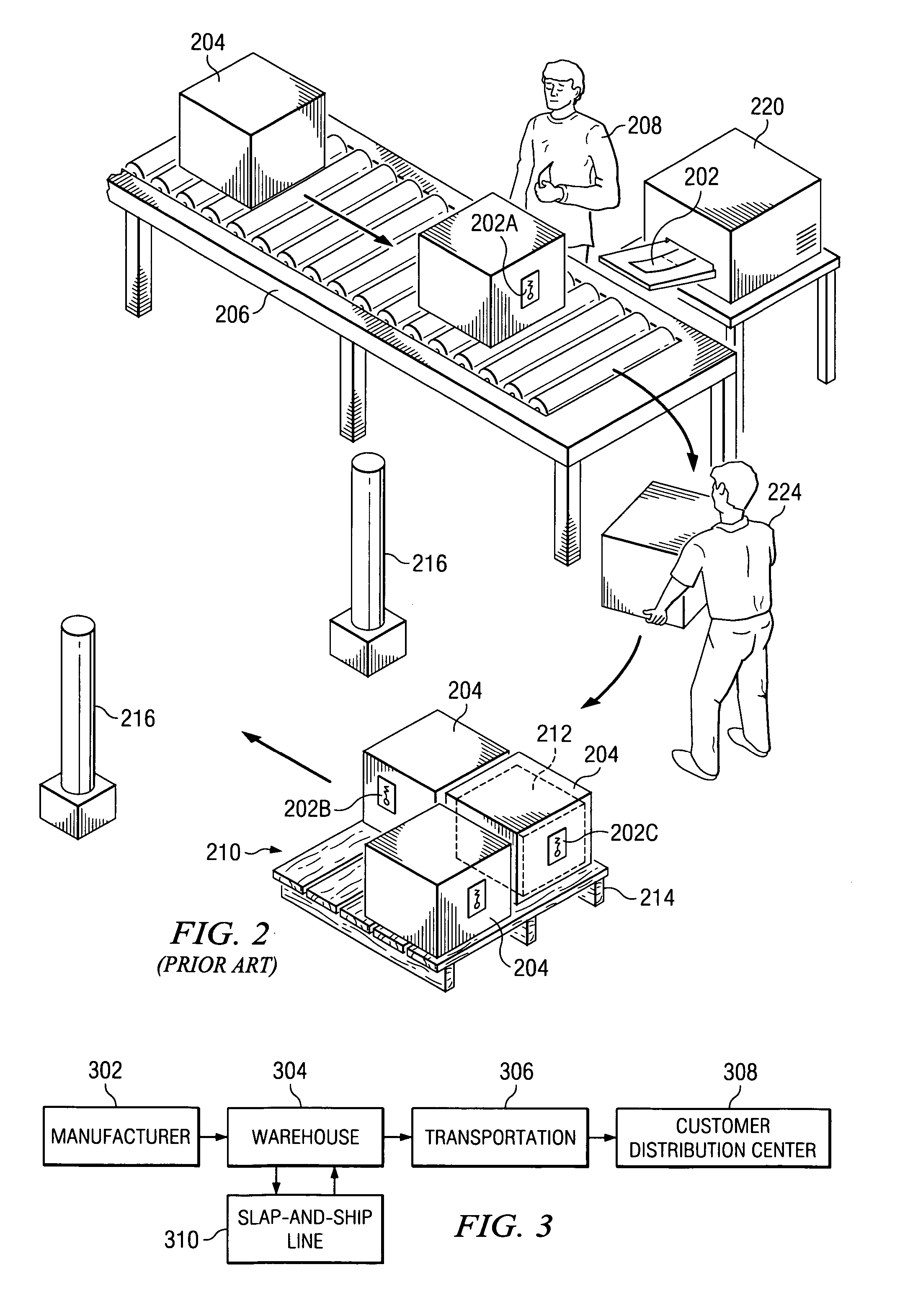 Method for slap-and-ship RFID labeling