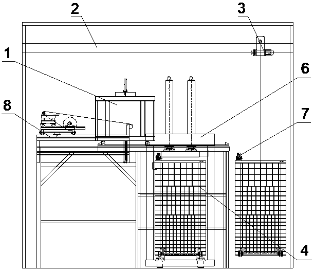 Deep sludge filter-pressing dehydration device and dehydration method