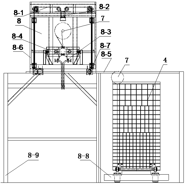 Deep sludge filter-pressing dehydration device and dehydration method