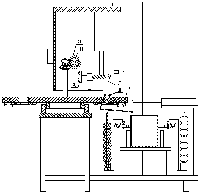 Haw coring and stringing device for preparing sugar-coated haws on a stick