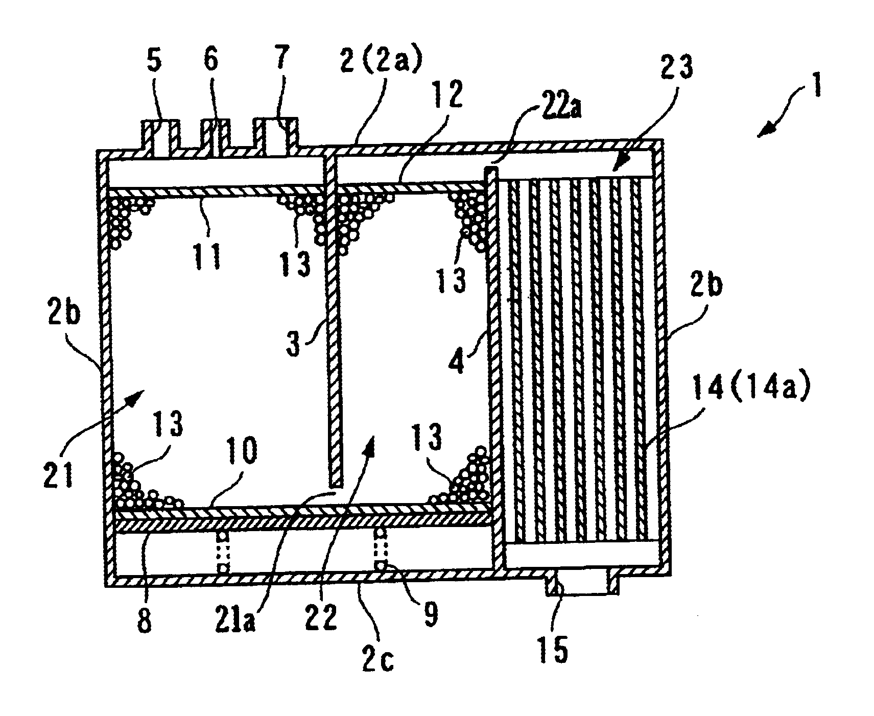 Evaporated fuel treatment apparatus