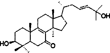 A kind of application of lanostane type