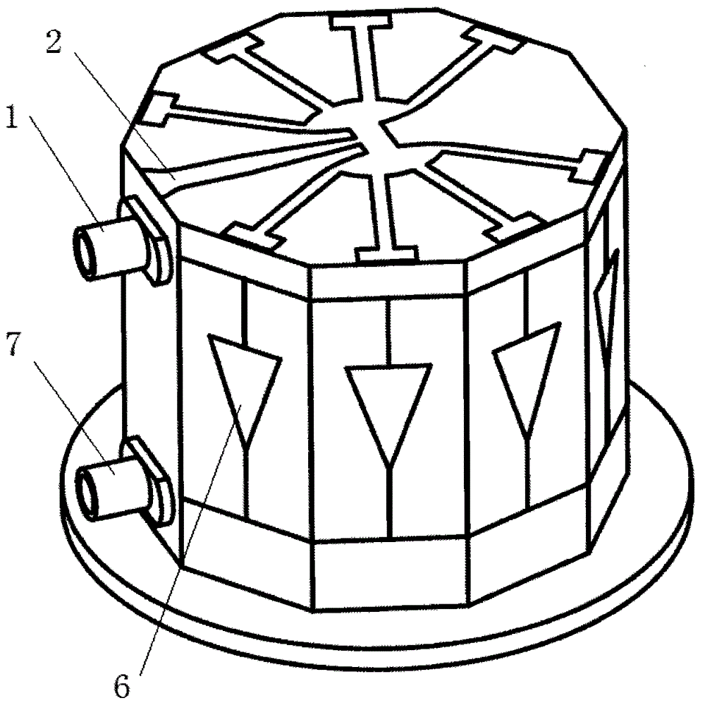 Prismatic Multiplex Power Distribution/Combiner Based on Sector Branch Microstrip Line