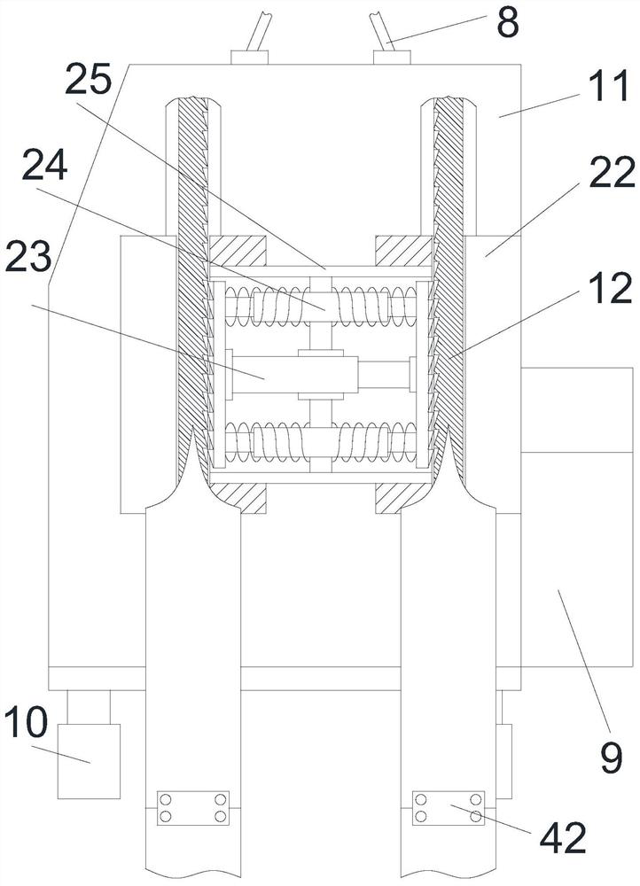 Tower crane connecting structure