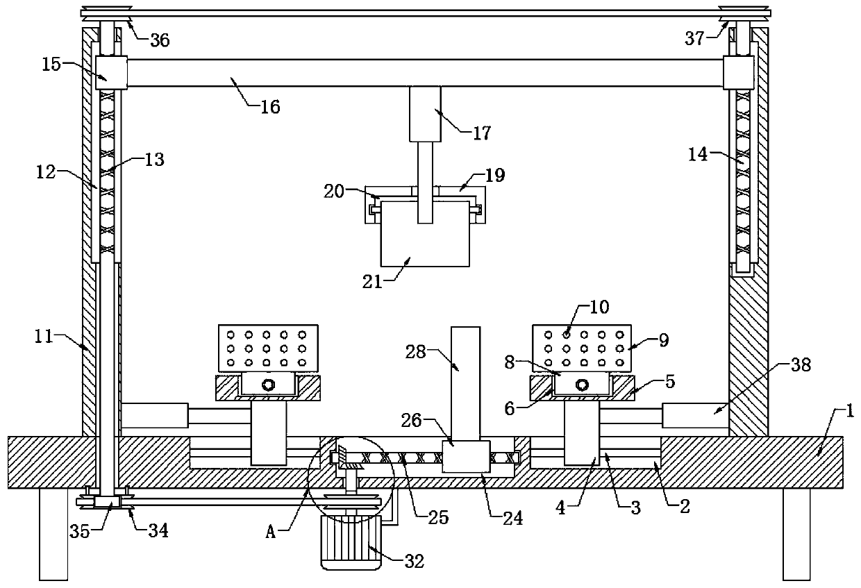 In-situ testing device for mechanical properties of variable-temperature tension-torsion composite load material