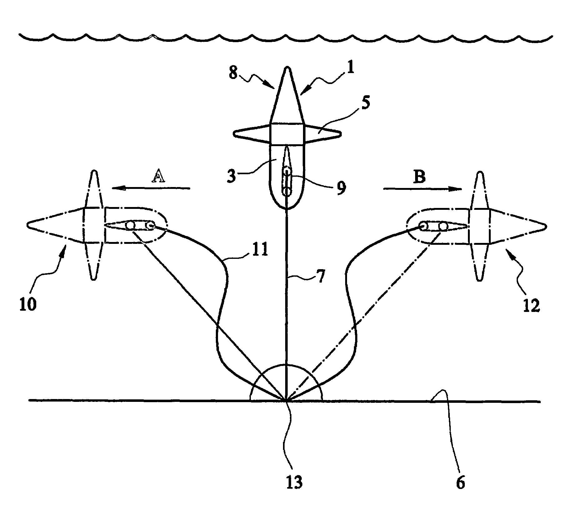 Submerged power generating apparatus