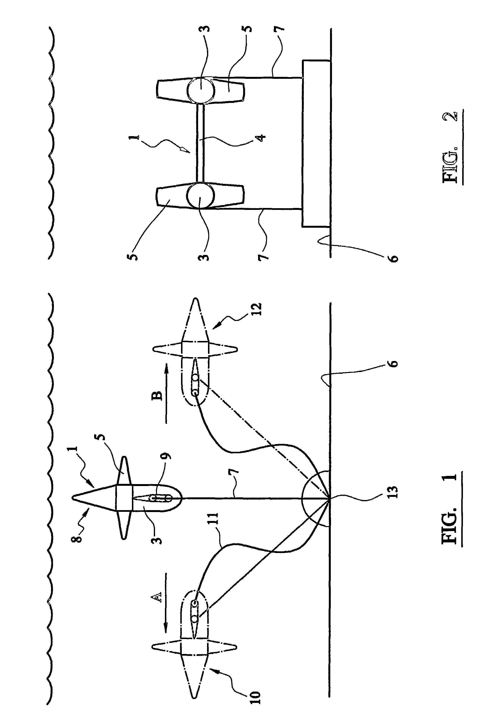 Submerged power generating apparatus