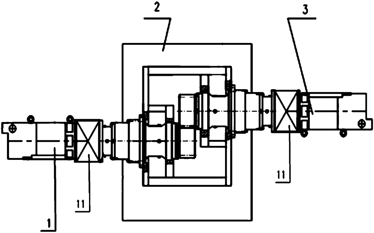 Analysis system for online detection of performance and fault of gearbox