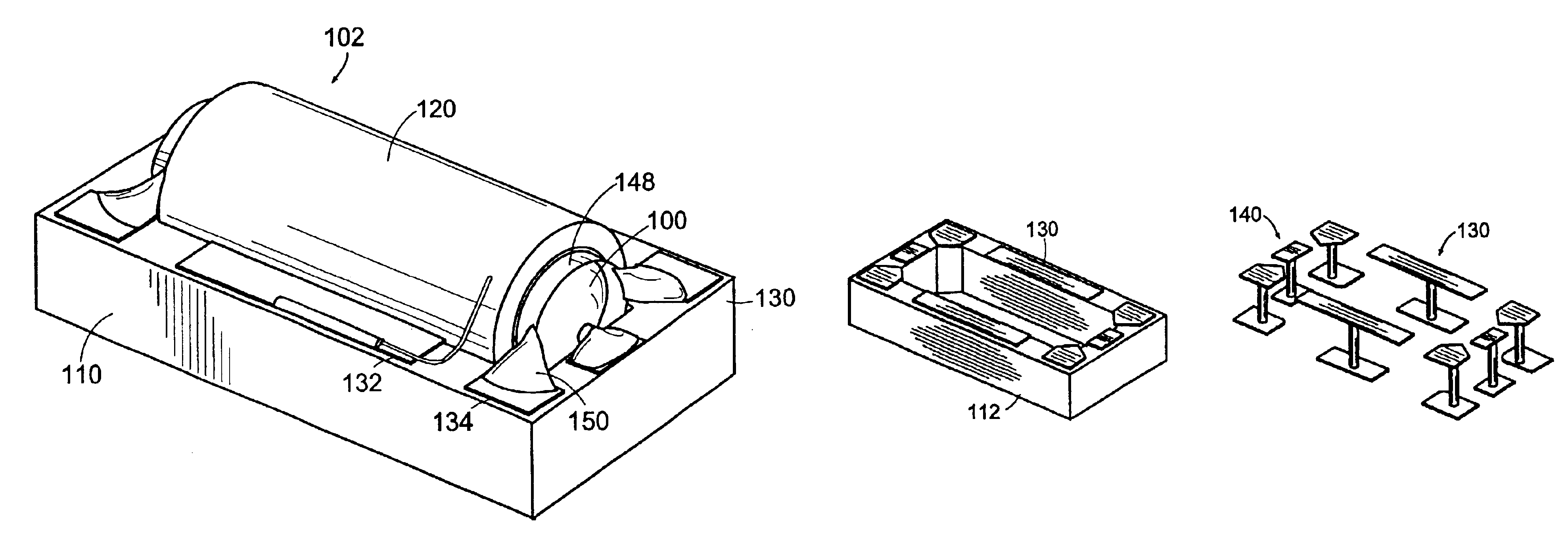 Lead-less surface mount reed relay