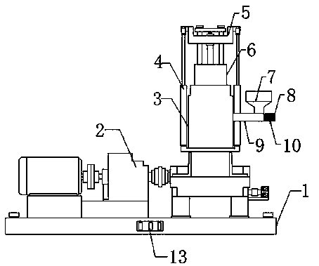 Environmental-friendly feeding device of tire internal mixer