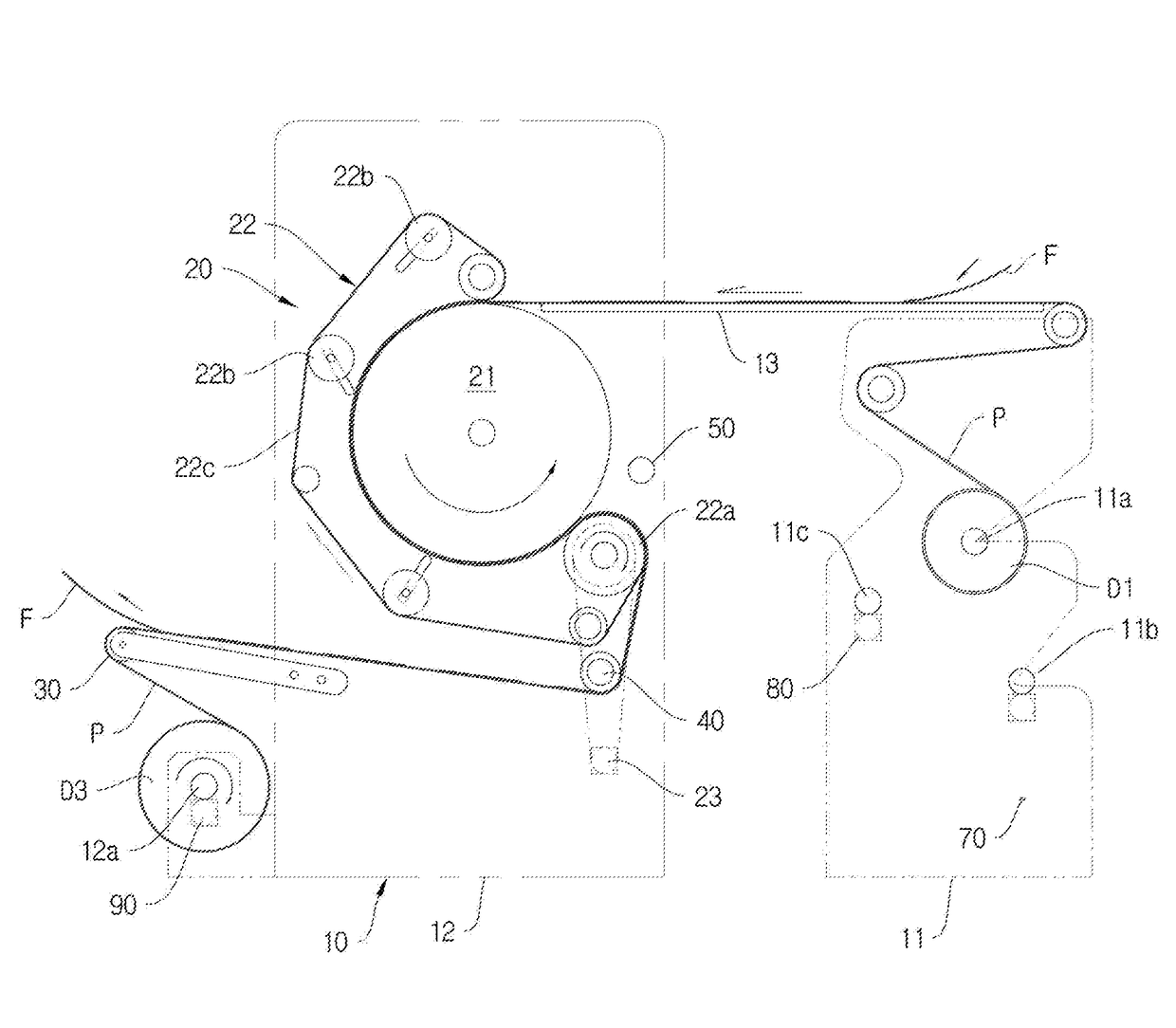 Hybrid transfer machine