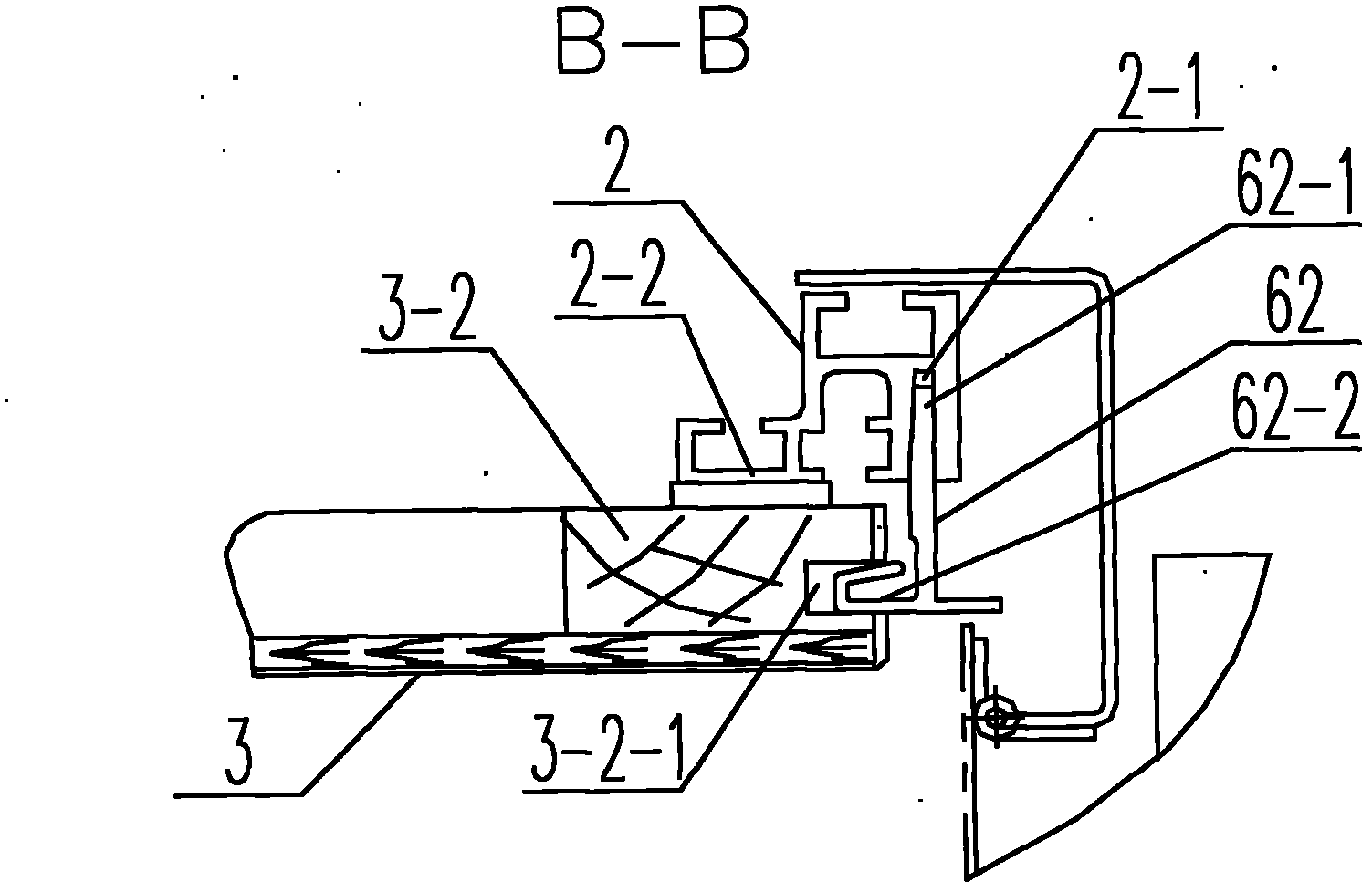 Modular flat top plate of railway passenger car