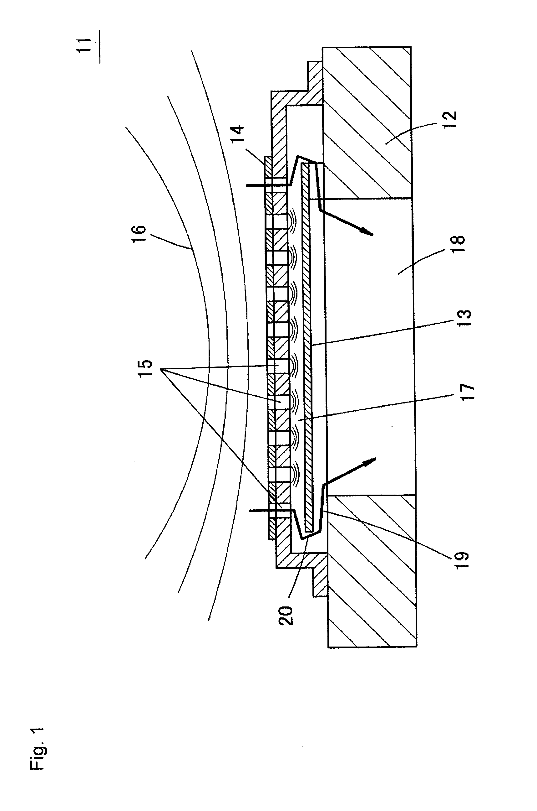 Electrostatic capacitive vibrating sensor