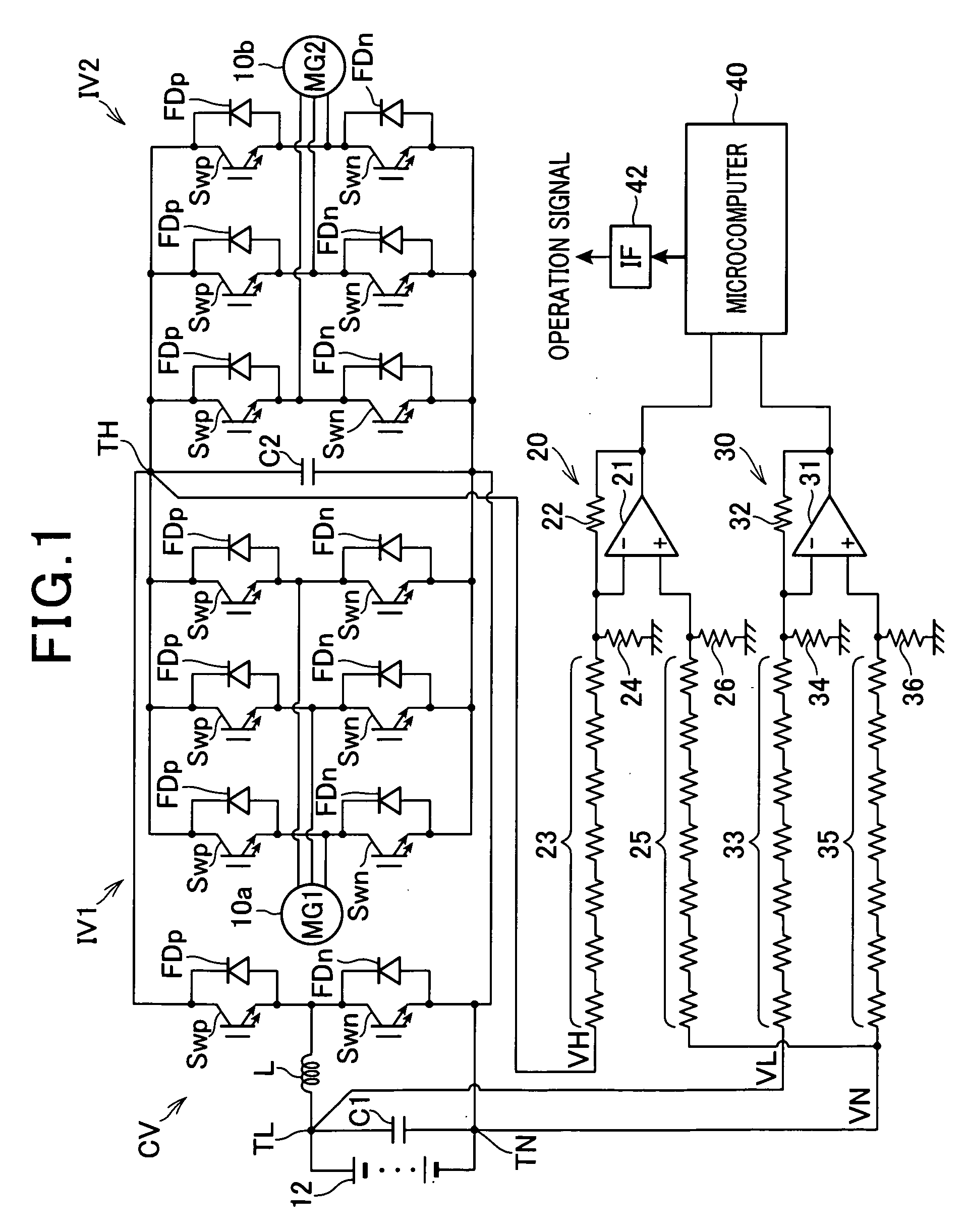 Power conversion apparatus provided with substrate having insulating area