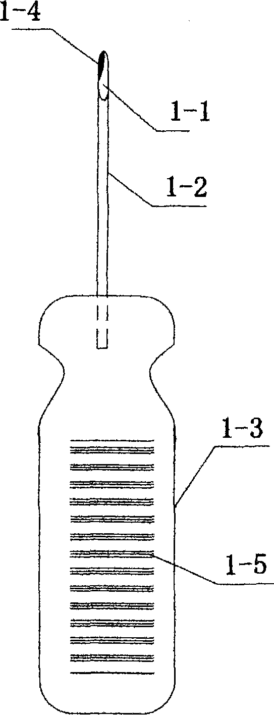 Medical needle knife and method for treating neck, shoulder, lumbar and leg pain by the medical needle knife