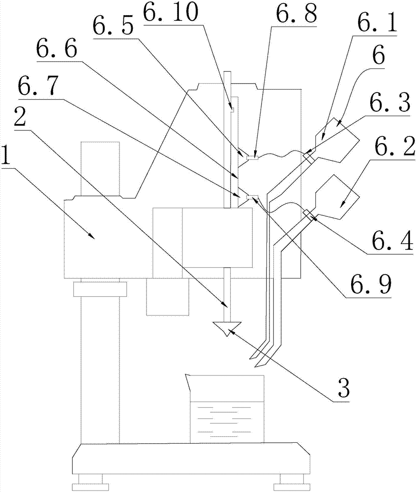 Cone penetration measuring instrument