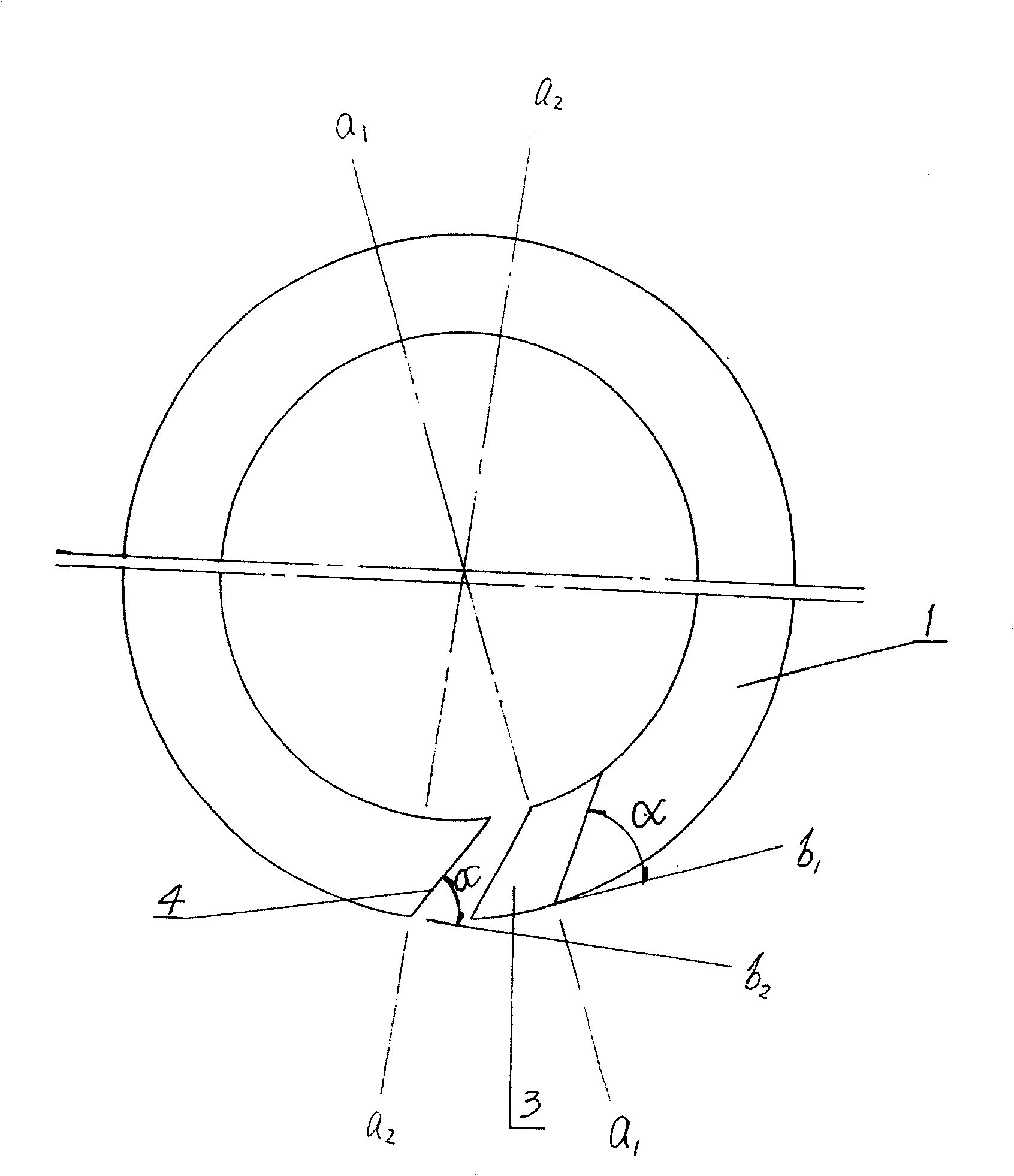 Piston ring for automatically closing and adjusting clearance