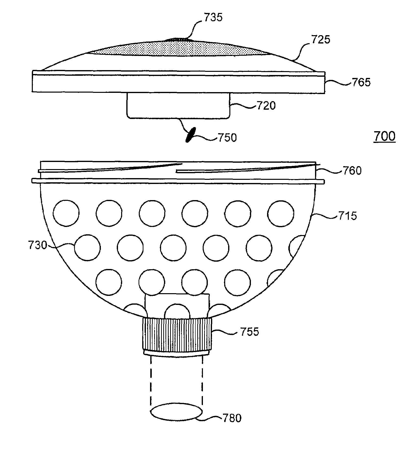 Method and system for underwater light display