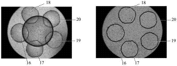 Microfluidic liquid drop chip device for cell migration analysis experiment and method