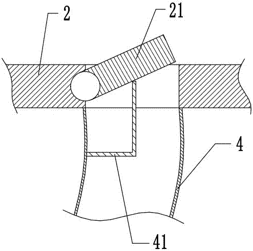 Feed and water feeding device for dairy cow cubs