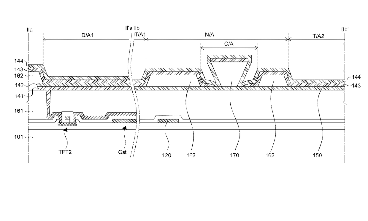 See-through organic light emitting display device and method for manufacturing the same