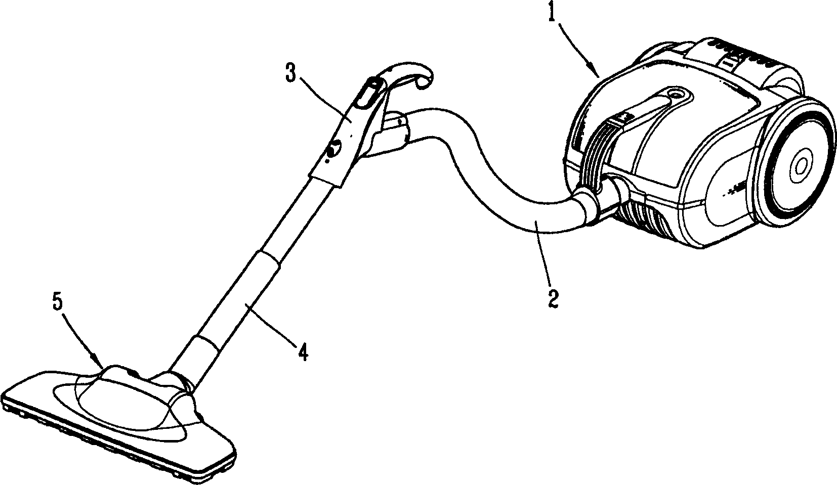 Suction nozzle structure for vacuum cleaner