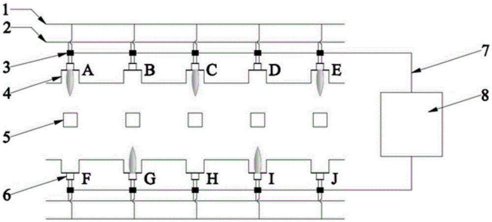 Tunnel kiln and combustion control method thereof