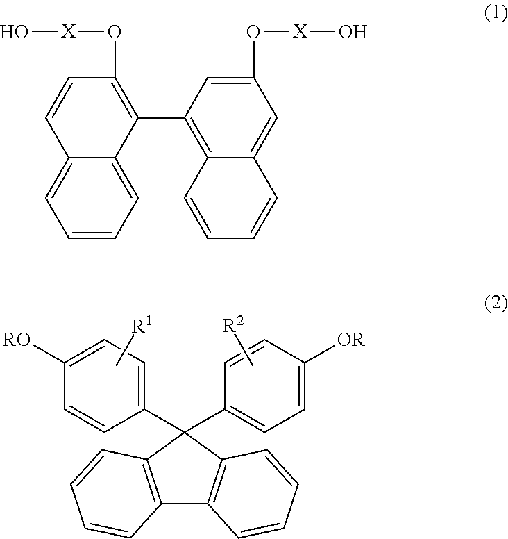 Resin produced by polycondensation, and resin composition