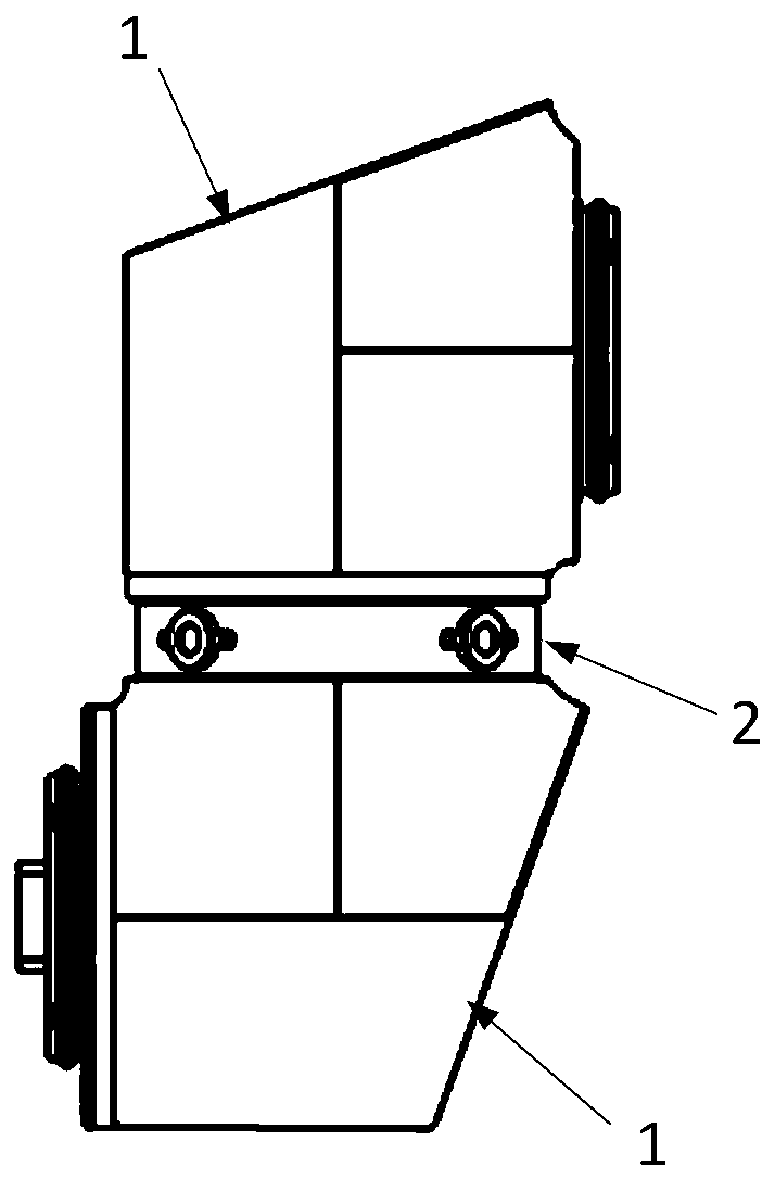 Lightweight cooperative robot with quick-disassembly connection mode