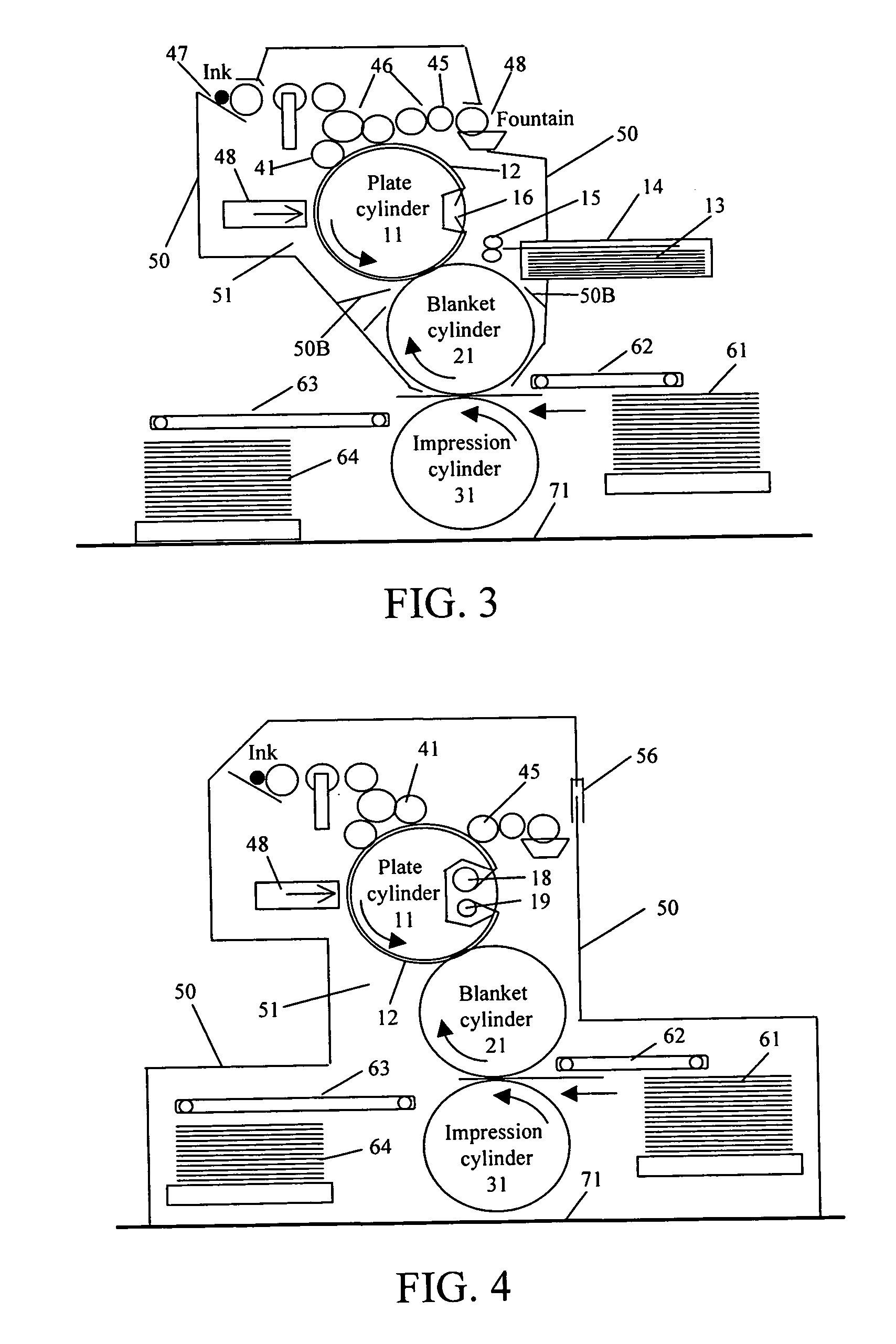 Lithographic printing press and method for on-press imaging lithographic printing plate