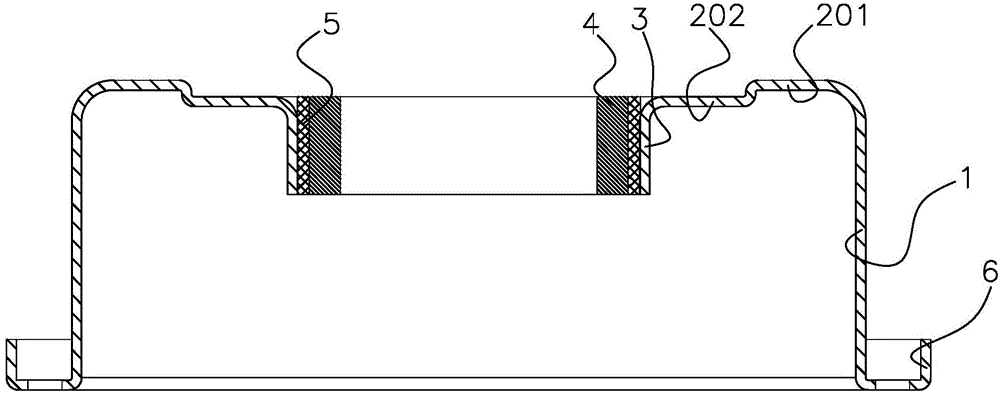 Motor end cover and production method thereof