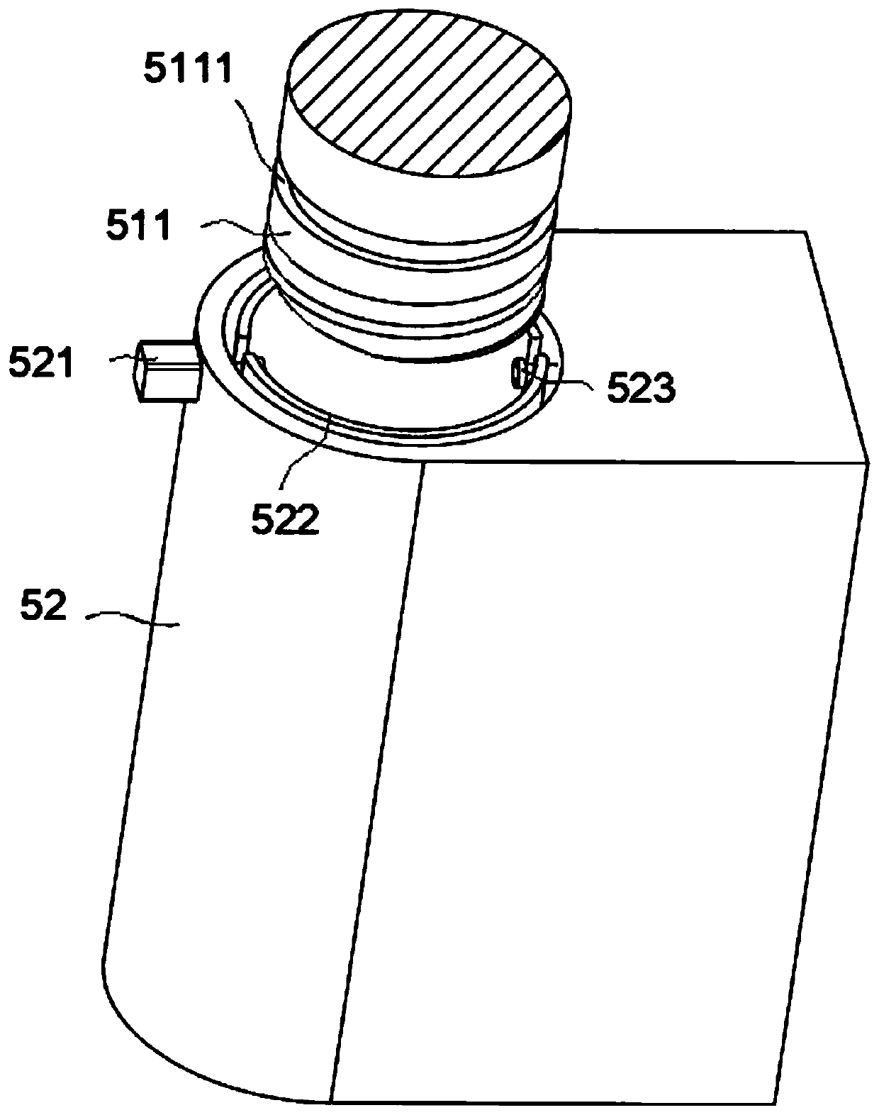 Pneumatic-transport lobster bait casting machine applied to deep sea net cage