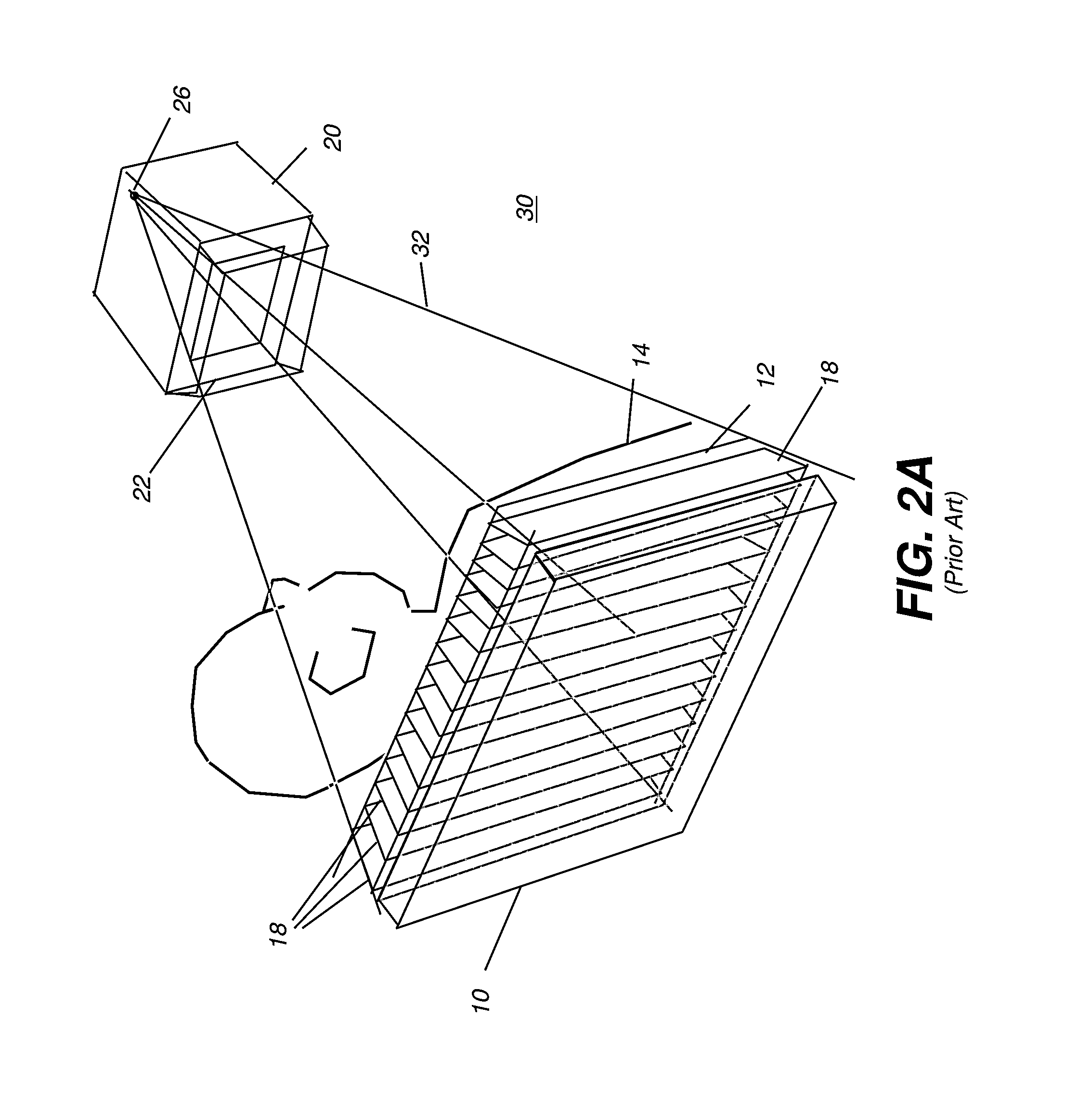 Projector as collimator light