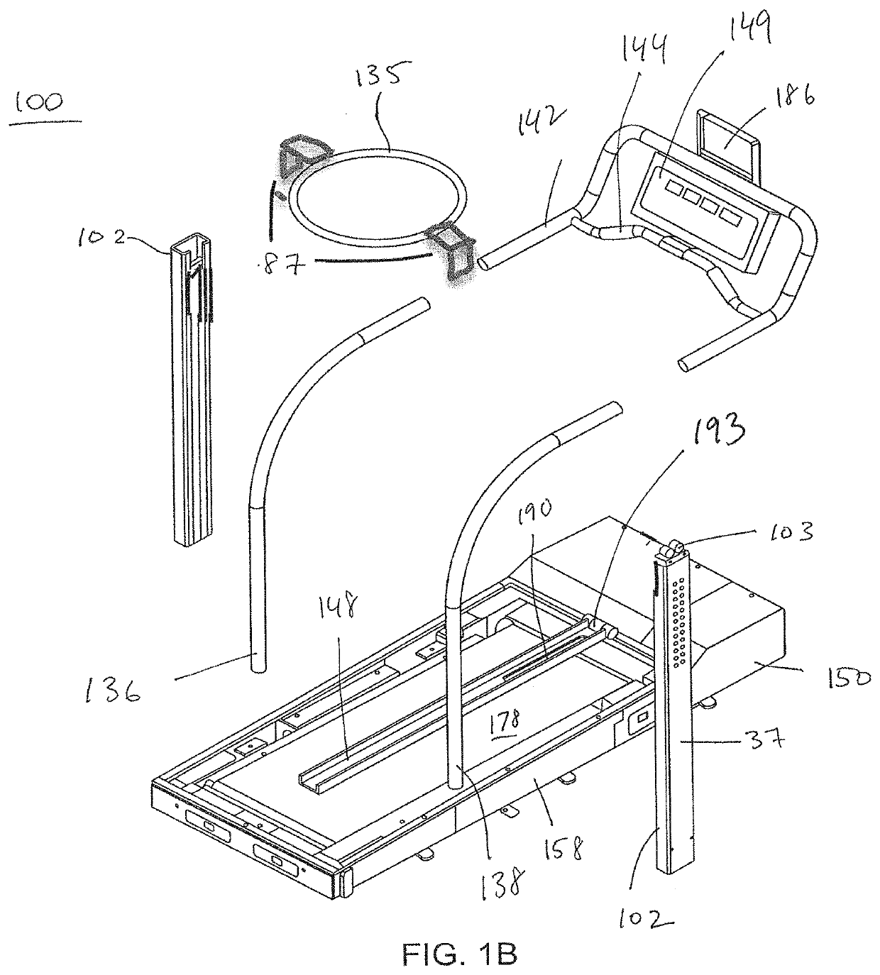 Pressure chamber and lift for differential air pressure system with medical data collection capabilities