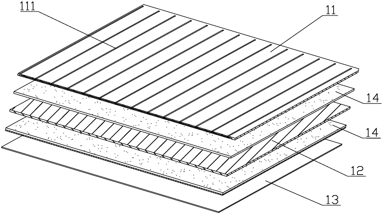 Plane roof self-energy maintenance-free waterproof system and construction method thereof