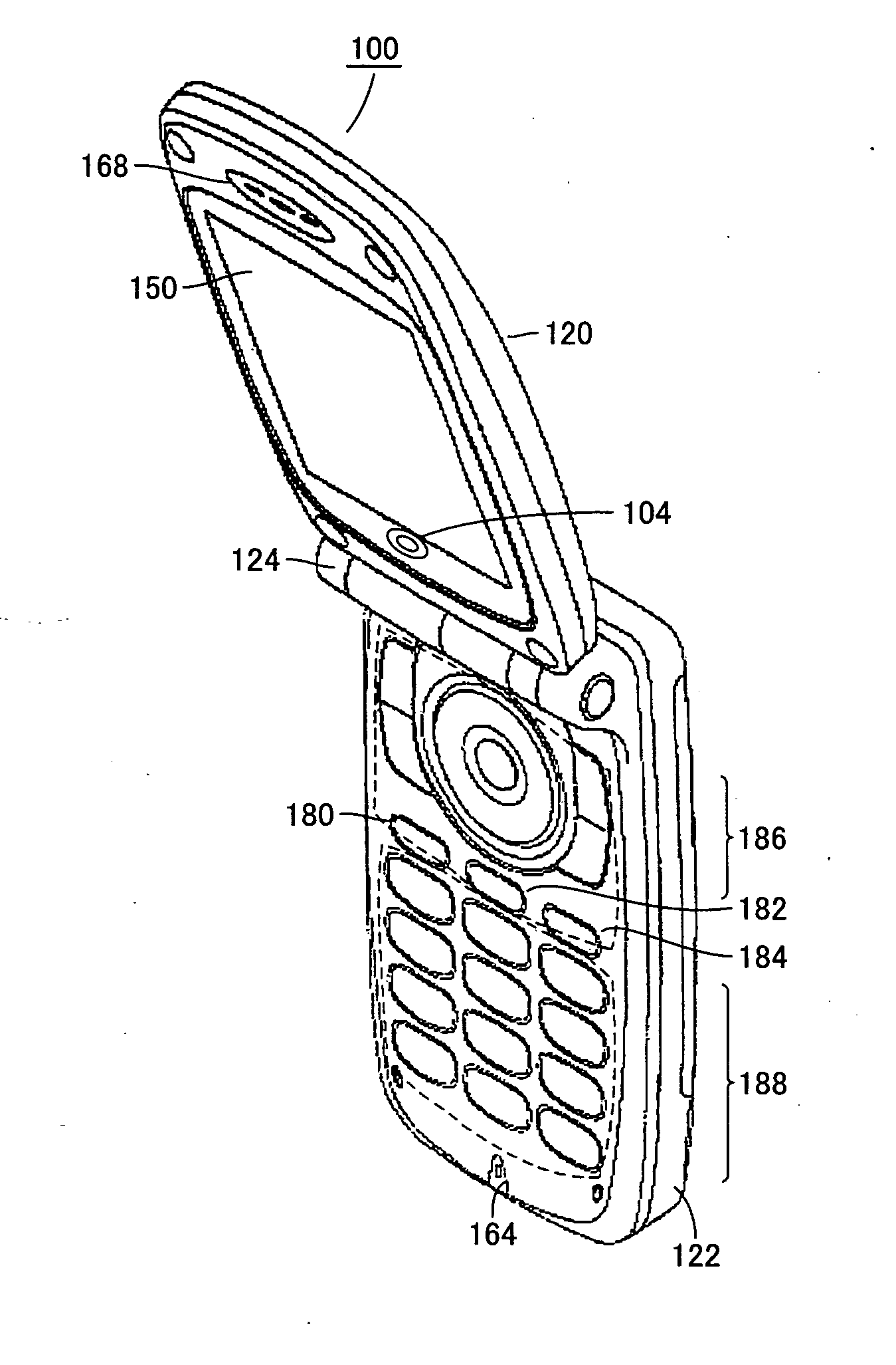 Portable communication terminal switchably displaying pictures based on a plurality of video signal sources