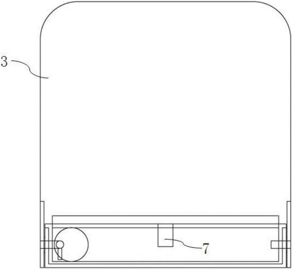 Induction type full-automatic parking spot lock