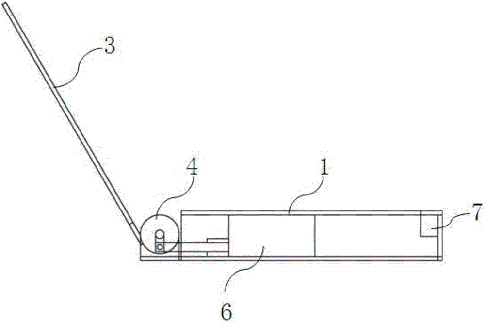 Induction type full-automatic parking spot lock