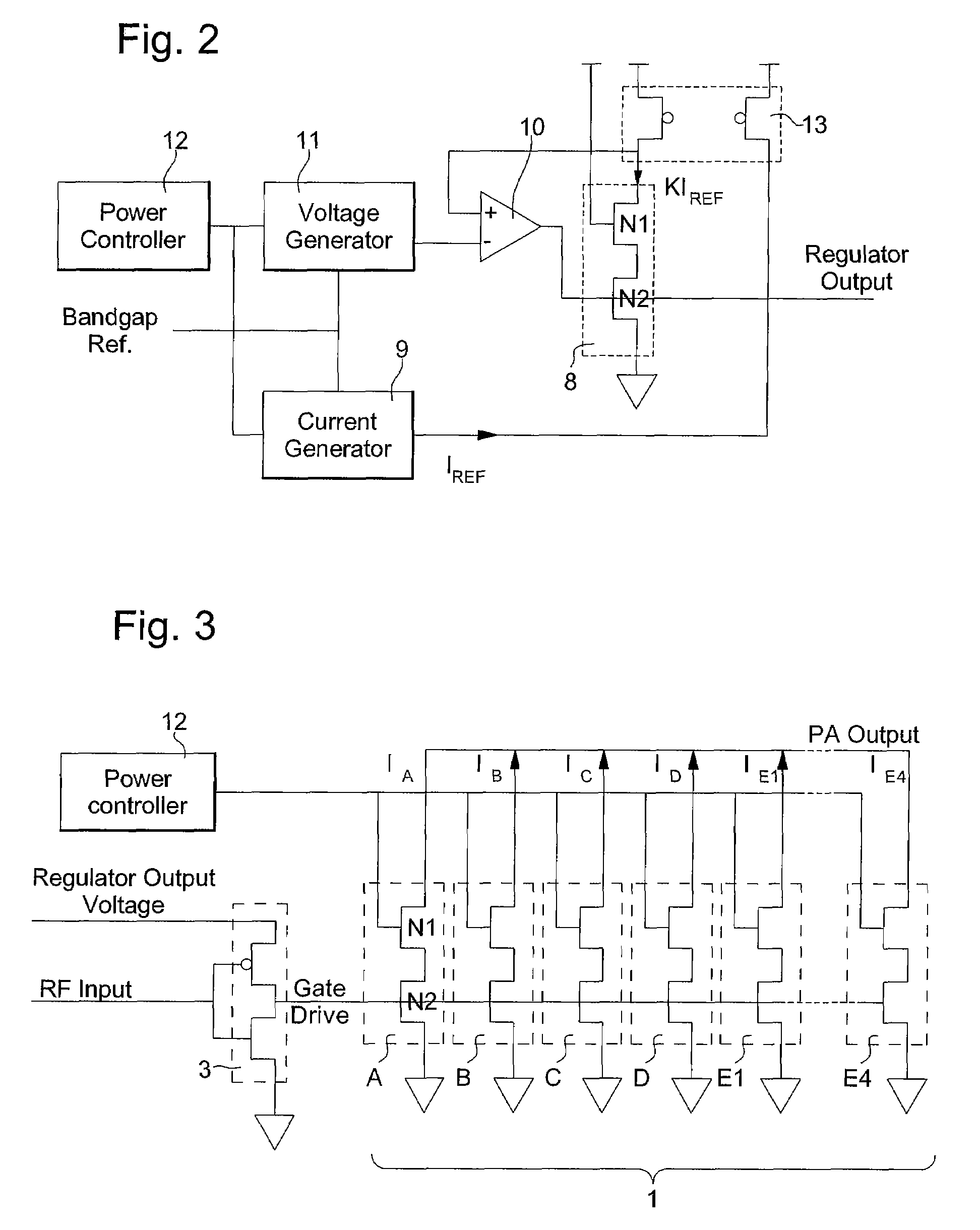 Power amplifier with controlled output power