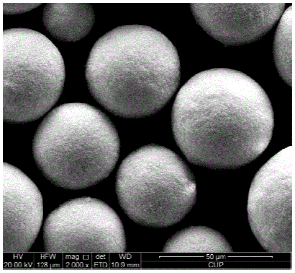 Microspherical catalyst for preparing oil and paraffin from syngas and preparation method thereof