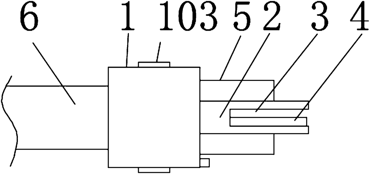 Protection device for communication line interface