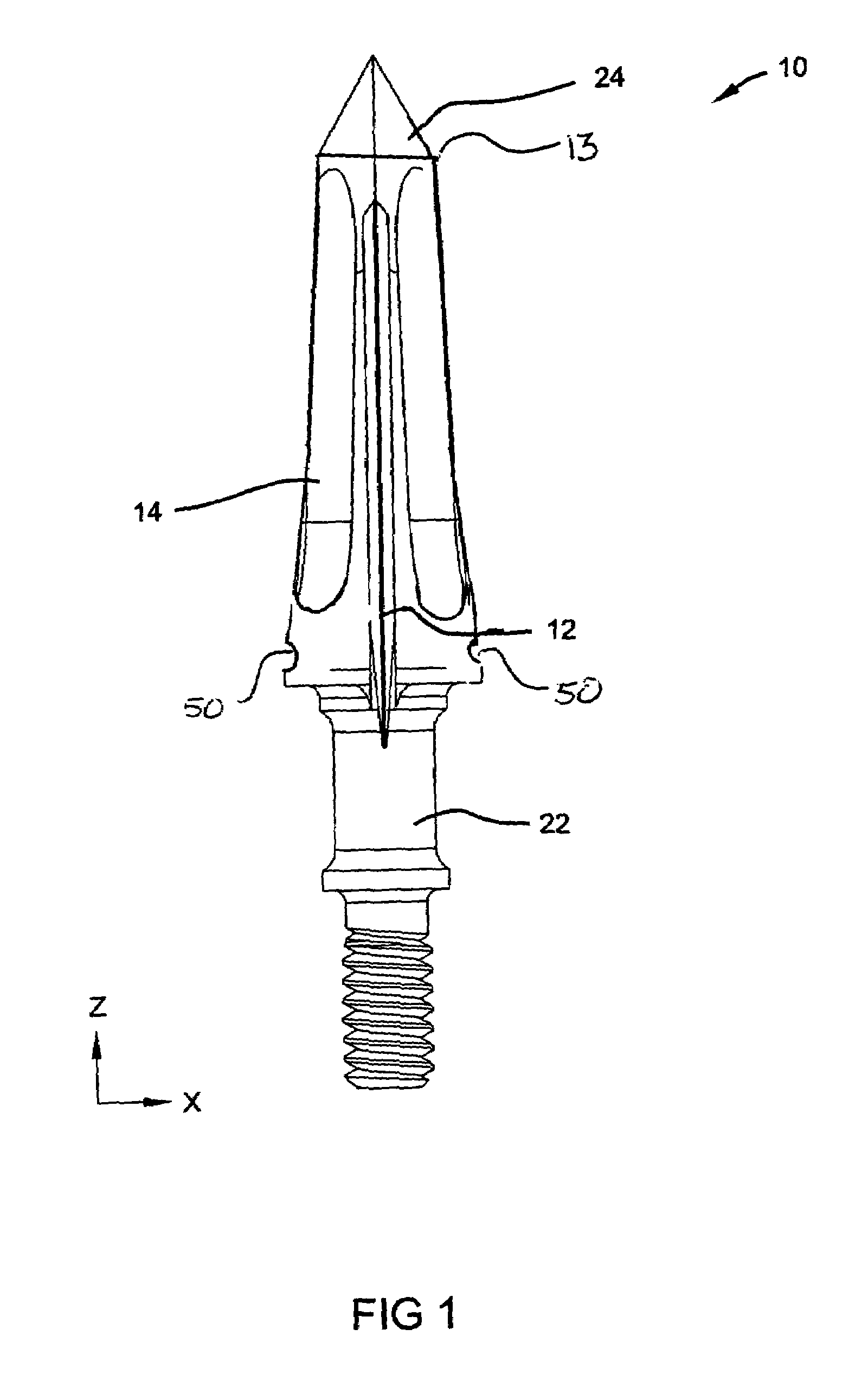 Method of manufacturing a sliding blade broadhead