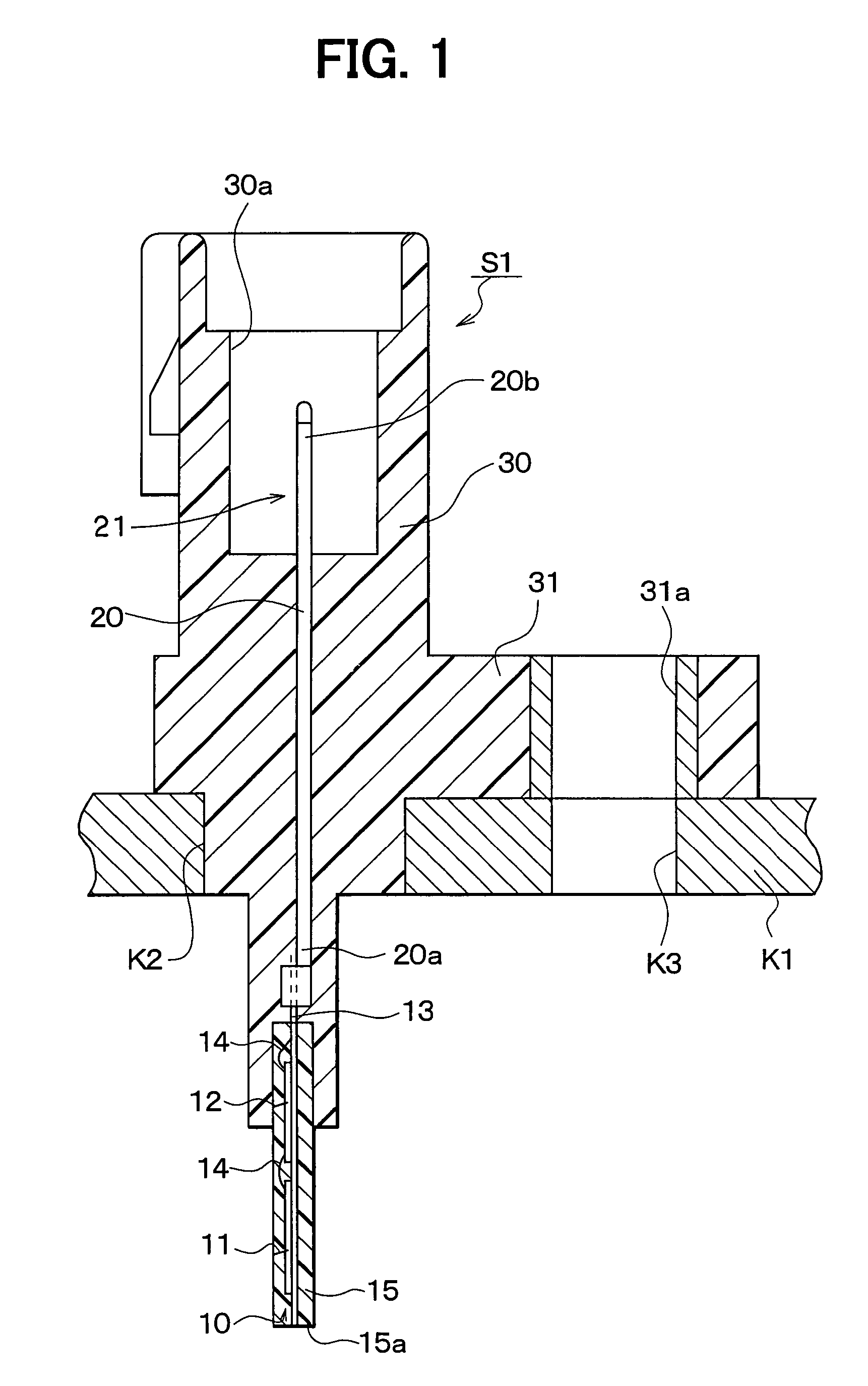 Sensor having resin mold casing and method of manufacturing the same