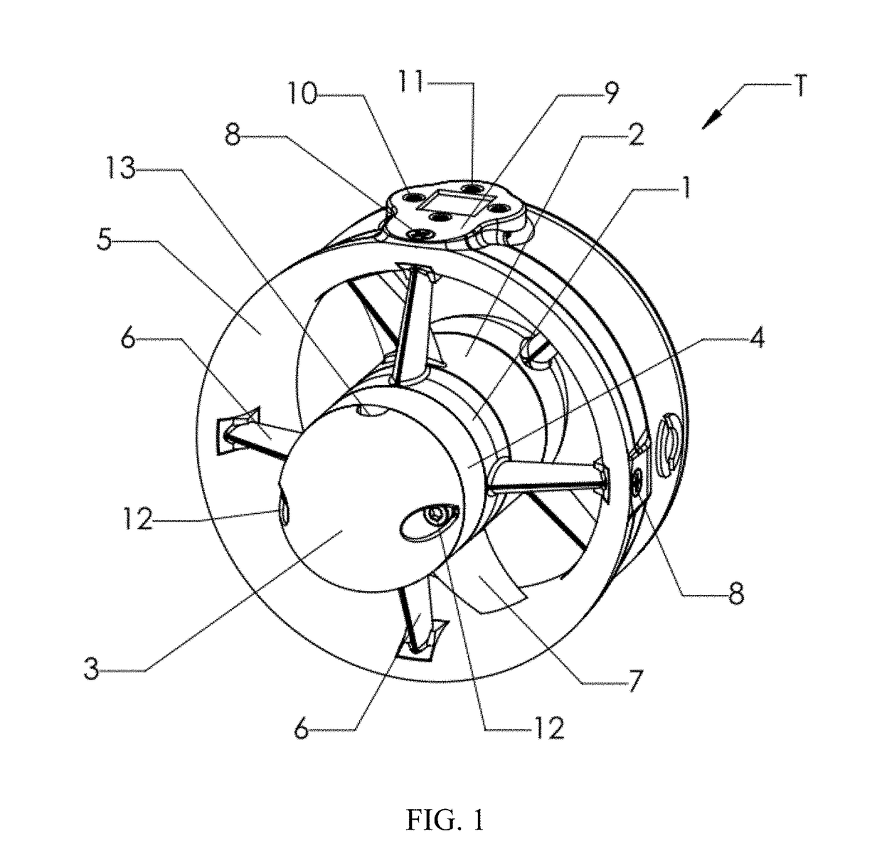 Submersible electric thruster